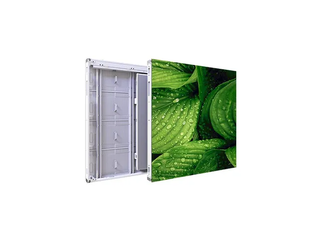 Render kabinet PTF1935 varian wedge untuk naked-eye 3D — tampak depan dan belakang