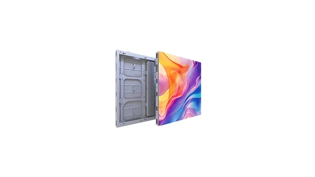 Render resmi kabinet aluminium PTA Series — tampak depan berwarna dan tampak belakang dengan sirip pendingin die-cast
